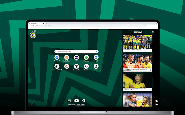Fortuna Sittard start page from Chrome web store to be run with OffiDocs Chromium online Fortuna Sittard start page from Chrome web store to be run with OffiDocs Chromium online