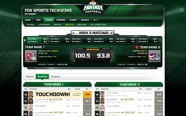 FOX Fantasy Football from Chrome web store to be run with OffiDocs Chromium online FOX Fantasy Football from Chrome web store to be run with OffiDocs Chromium online