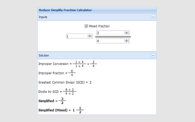 Fraction Calculator from Chrome web store to be run with OffiDocs Chromium online Fraction Calculator from Chrome web store to be run with OffiDocs Chromium online