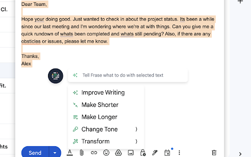 Frase Your AI Writing Superpower from Chrome web store to be run with OffiDocs Chromium online Frase Your AI Writing Superpower from Chrome web store to be run with OffiDocs Chromium online