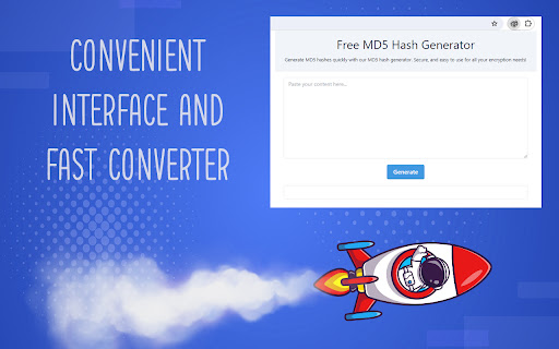 Free MD5 Hash Generator from Chrome web store to be run with OffiDocs Chromium online Free MD5 Hash Generator from Chrome web store to be run with OffiDocs Chromium online