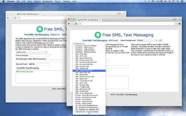 Free SMS, Text Messaging from Chrome web store to be run with OffiDocs Chromium online Free SMS, Text Messaging from Chrome web store to be run with OffiDocs Chromium online