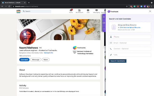 Freshteam Sourcing Extension from Chrome web store to be run with OffiDocs Chromium online Freshteam Sourcing Extension from Chrome web store to be run with OffiDocs Chromium online