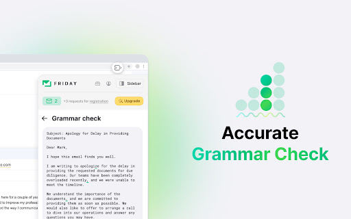 Friday Email AI from Chrome web store to be run with OffiDocs Chromium online Friday Email AI from Chrome web store to be run with OffiDocs Chromium online