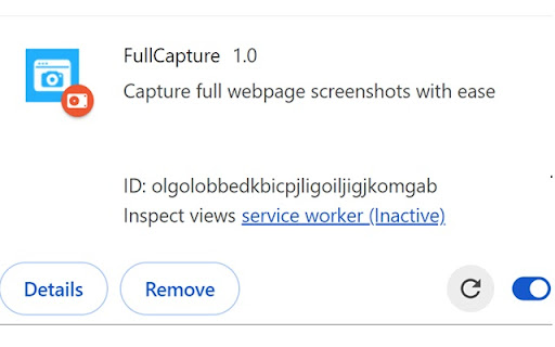 FullCapture from Chrome web store to be run with OffiDocs Chromium online FullCapture from Chrome web store to be run with OffiDocs Chromium online