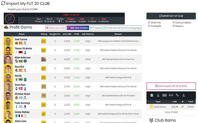 FUTBIN from Chrome web store to be run with OffiDocs Chromium online FUTBIN from Chrome web store to be run with OffiDocs Chromium online