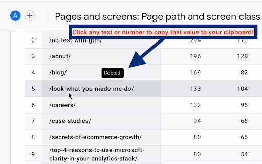 GA4 Copy Cat — Copy/Paste in GA4 from Chrome web store to be run with OffiDocs Chromium online GA4 Copy Cat — Copy/Paste in GA4 from Chrome web store to be run with OffiDocs Chromium online