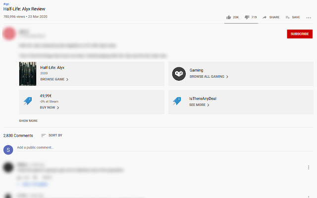 Game Deals for YouTube from Chrome web store to be run with OffiDocs Chromium online Game Deals for YouTube from Chrome web store to be run with OffiDocs Chromium online