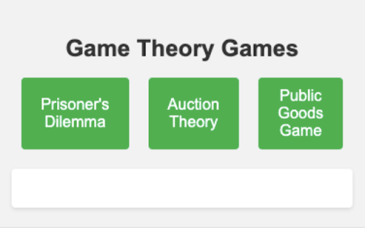 Game Theory Games from Chrome web store to be run with OffiDocs Chromium online Game Theory Games from Chrome web store to be run with OffiDocs Chromium online