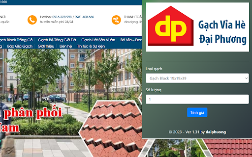 Gạch Đại Phương from Chrome web store to be run with OffiDocs Chromium online Gạch Đại Phương from Chrome web store to be run with OffiDocs Chromium online