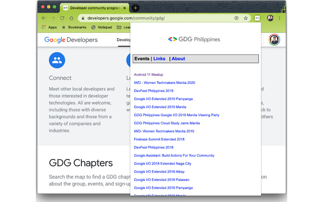 GDG Philippines from Chrome web store to be run with OffiDocs Chromium online GDG Philippines from Chrome web store to be run with OffiDocs Chromium online