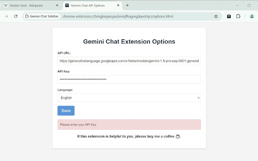 Gemini Chat Sidebar from Chrome web store to be run with OffiDocs Chromium online Gemini Chat Sidebar from Chrome web store to be run with OffiDocs Chromium online