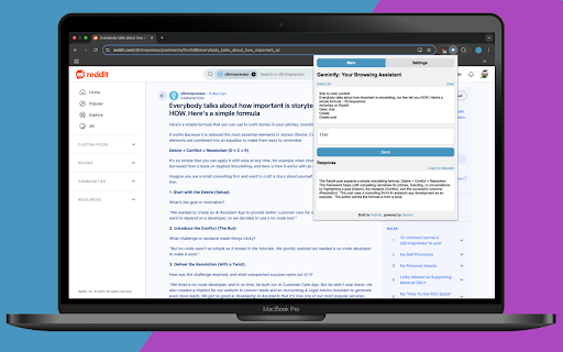 Geminify: Your Browsing Assistant from Chrome web store to be run with OffiDocs Chromium online Geminify: Your Browsing Assistant from Chrome web store to be run with OffiDocs Chromium online