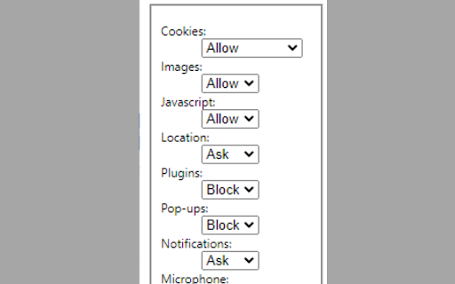 General Content settings from Chrome web store to be run with OffiDocs Chromium online General Content settings from Chrome web store to be run with OffiDocs Chromium online