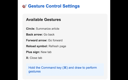 Gesture Control with Article Summarizer from Chrome web store to be run with OffiDocs Chromium online Gesture Control with Article Summarizer from Chrome web store to be run with OffiDocs Chromium online