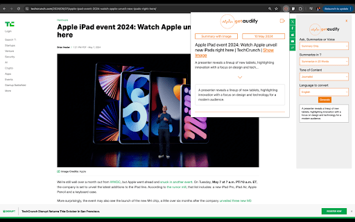 GetAudify from Chrome web store to be run with OffiDocs Chromium online GetAudify from Chrome web store to be run with OffiDocs Chromium online