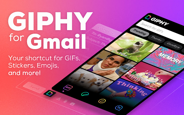 GIPHY for Gmail from Chrome web store to be run with OffiDocs Chromium online GIPHY for Gmail from Chrome web store to be run with OffiDocs Chromium online