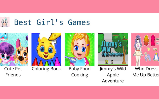 Girls Games from Chrome web store to be run with OffiDocs Chromium online Girls Games from Chrome web store to be run with OffiDocs Chromium online
