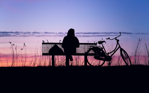 Girl sitting next to the bicycle from Chrome web store to be run with OffiDocs Chromium online Girl sitting next to the bicycle from Chrome web store to be run with OffiDocs Chromium online