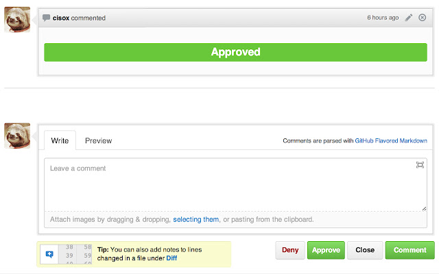 GitHub Approve/Deny from Chrome web store to be run with OffiDocs Chromium online GitHub Approve/Deny from Chrome web store to be run with OffiDocs Chromium online