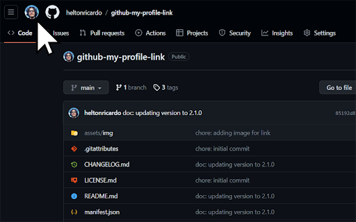 GitHub: My Profile Link from Chrome web store to be run with OffiDocs Chromium online GitHub: My Profile Link from Chrome web store to be run with OffiDocs Chromium online