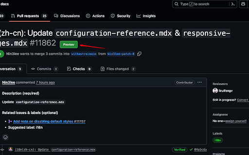 GitHub PR Preview from Chrome web store to be run with OffiDocs Chromium online GitHub PR Preview from Chrome web store to be run with OffiDocs Chromium online