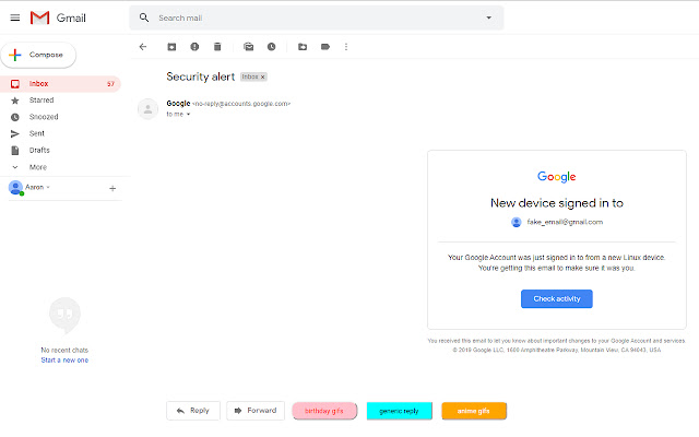 Gmail Buttons from Chrome web store to be run with OffiDocs Chromium online Gmail Buttons from Chrome web store to be run with OffiDocs Chromium online