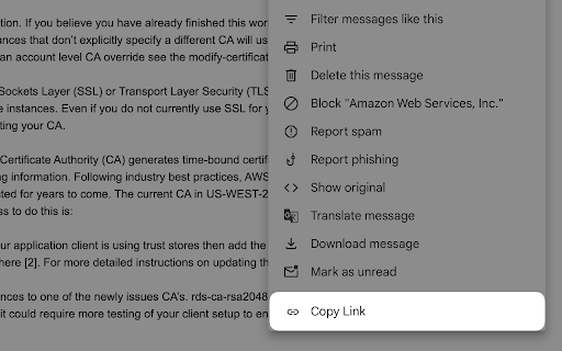 Gmail Copy Link to Email from Chrome web store to be run with OffiDocs Chromium online Gmail Copy Link to Email from Chrome web store to be run with OffiDocs Chromium online