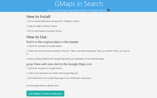 GMaps in Search from Chrome web store to be run with OffiDocs Chromium online GMaps in Search from Chrome web store to be run with OffiDocs Chromium online