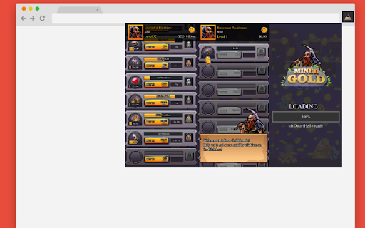 Gold Miner Idle Clicker Game from Chrome web store to be run with OffiDocs Chromium online Gold Miner Idle Clicker Game from Chrome web store to be run with OffiDocs Chromium online