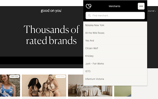 Good On You Affiliate Link Generator from Chrome web store to be run with OffiDocs Chromium online Good On You Affiliate Link Generator from Chrome web store to be run with OffiDocs Chromium online