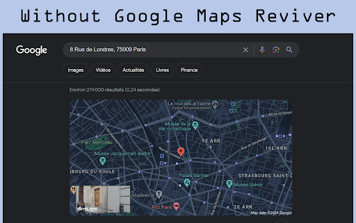 Google Maps Button Reviver from Chrome web store to be run with OffiDocs Chromium online Google Maps Button Reviver from Chrome web store to be run with OffiDocs Chromium online