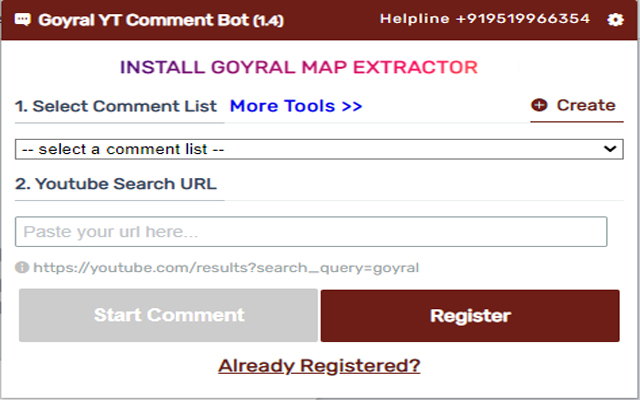 Goyral YT Comment Bot from Chrome web store to be run with OffiDocs Chromium online Goyral YT Comment Bot from Chrome web store to be run with OffiDocs Chromium online