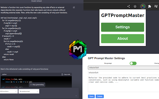 GPTPromptMaster from Chrome web store to be run with OffiDocs Chromium online GPTPromptMaster from Chrome web store to be run with OffiDocs Chromium online