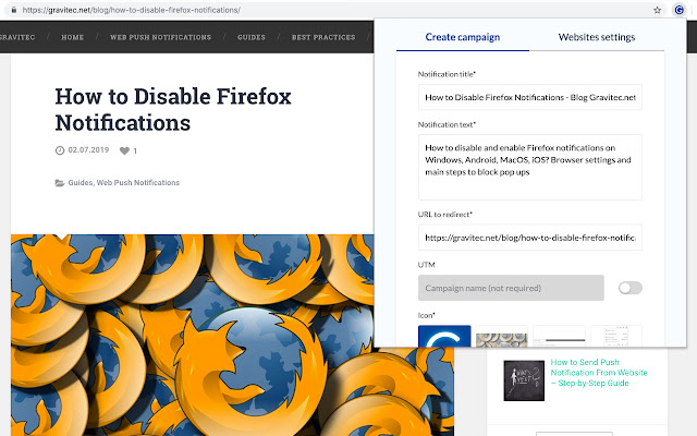 Gravitec.net Send web push campaigns from Chrome web store to be run with OffiDocs Chromium online Gravitec.net Send web push campaigns from Chrome web store to be run with OffiDocs Chromium online