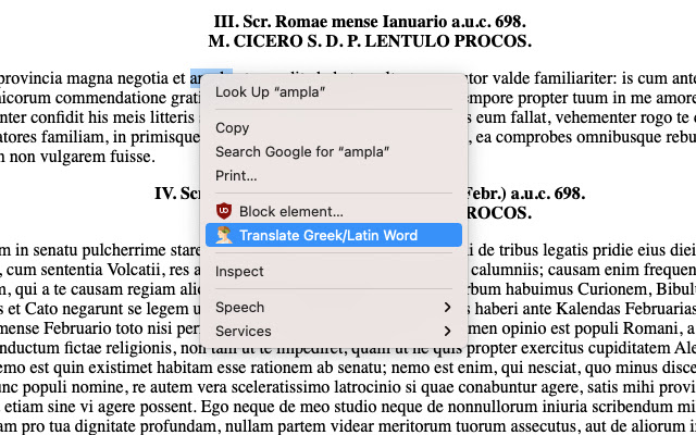 Greek/Latin Word Lookup from Chrome web store to be run with OffiDocs Chromium online Greek/Latin Word Lookup from Chrome web store to be run with OffiDocs Chromium online
