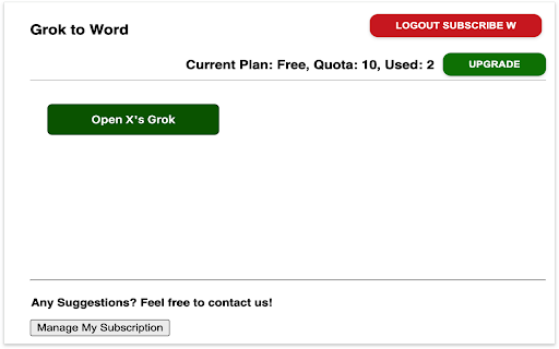 Grok to Word from Chrome web store to be run with OffiDocs Chromium online Grok to Word from Chrome web store to be run with OffiDocs Chromium online