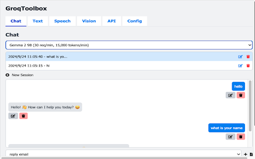 Groq Toolbox from Chrome web store to be run with OffiDocs Chromium online Groq Toolbox from Chrome web store to be run with OffiDocs Chromium online