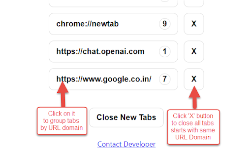Group or Close Similar Tabs Close New Tabs from Chrome web store to be run with OffiDocs Chromium online Group or Close Similar Tabs Close New Tabs from Chrome web store to be run with OffiDocs Chromium online