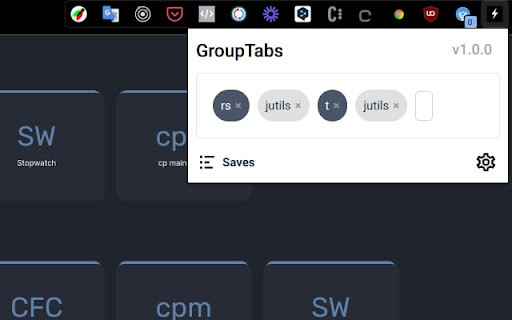 GroupTab from Chrome web store to be run with OffiDocs Chromium online GroupTab from Chrome web store to be run with OffiDocs Chromium online