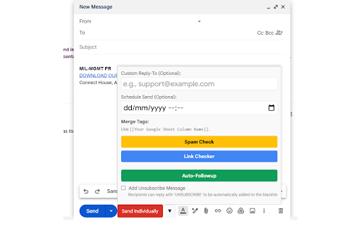 gSend from Chrome web store to be run with OffiDocs Chromium online gSend from Chrome web store to be run with OffiDocs Chromium online