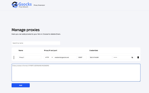 Gsocks Proxy Extension from Chrome web store to be run with OffiDocs Chromium online Gsocks Proxy Extension from Chrome web store to be run with OffiDocs Chromium online