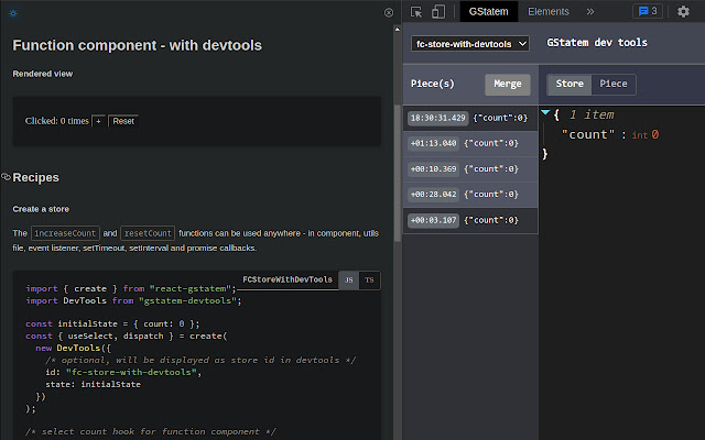 GStatem DevTools from Chrome web store to be run with OffiDocs Chromium online GStatem DevTools from Chrome web store to be run with OffiDocs Chromium online