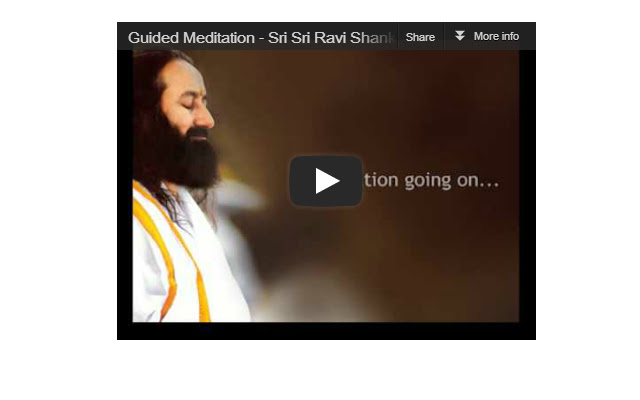 Guided Meditations by Sri Sri Ravi Shankar from Chrome web store to be run with OffiDocs Chromium online Guided Meditations by Sri Sri Ravi Shankar from Chrome web store to be run with OffiDocs Chromium online