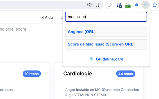 Guideline.care recherche from Chrome web store to be run with OffiDocs Chromium online Guideline.care recherche from Chrome web store to be run with OffiDocs Chromium online