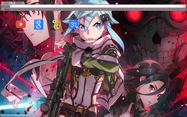 Gun Gale Online(SAO) theme 1366x768 from Chrome web store to be run with OffiDocs Chromium online Gun Gale Online(SAO) theme 1366x768 from Chrome web store to be run with OffiDocs Chromium online