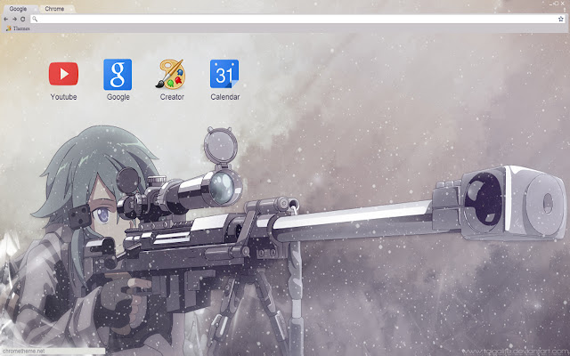 Gun Gale Online Snipe Sinon theme 1920x1080 from Chrome web store to be run with OffiDocs Chromium online Gun Gale Online Snipe Sinon theme 1920x1080 from Chrome web store to be run with OffiDocs Chromium online