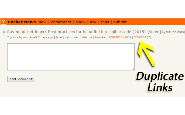 Hacker News Duplicate Detector from Chrome web store to be run with OffiDocs Chromium online Hacker News Duplicate Detector from Chrome web store to be run with OffiDocs Chromium online