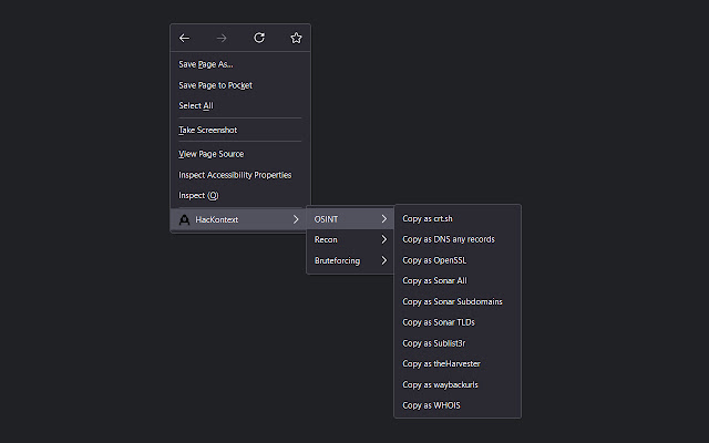 HacKontext from Chrome web store to be run with OffiDocs Chromium online HacKontext from Chrome web store to be run with OffiDocs Chromium online