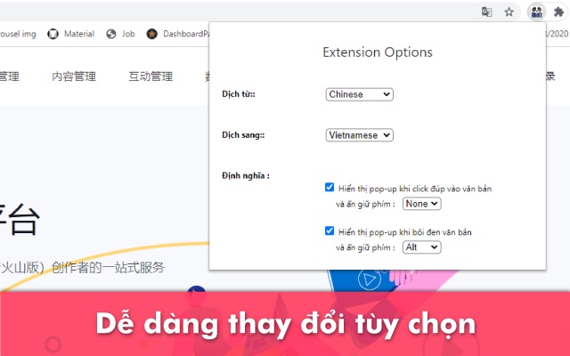 Hanzii: Từ điển Trung Việt, Việt Trung from Chrome web store to be run with OffiDocs Chromium online Hanzii: Từ điển Trung Việt, Việt Trung from Chrome web store to be run with OffiDocs Chromium online